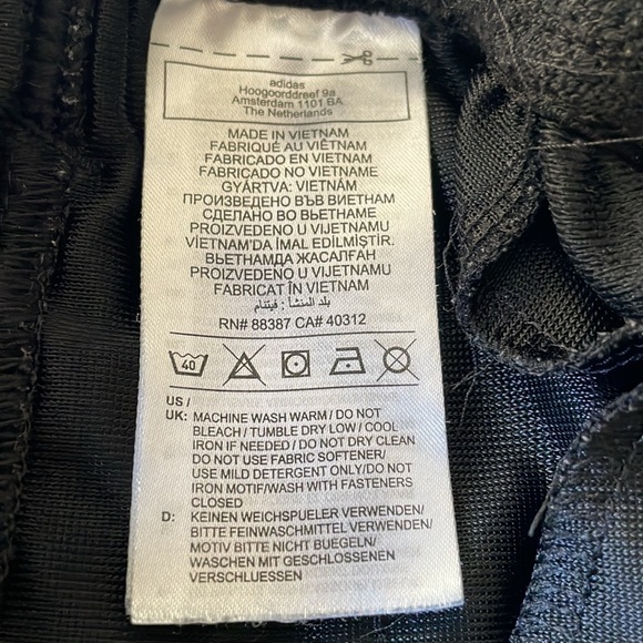 adidas Primegreen Tricot 3-stripes tapered pants. Men's XXL. Like new condition. - Picture 10 of 13